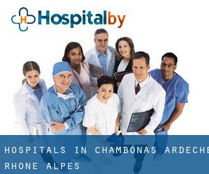 hospitals in Chambonas (Ardèche, Rhône-Alpes)