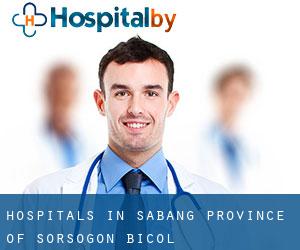 hospitals in Sabang (Province of Sorsogon, Bicol)